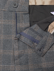 Clean Cut Copenhagen - Milano XO Tucker Pants - suit trousers - dark navy check - 3