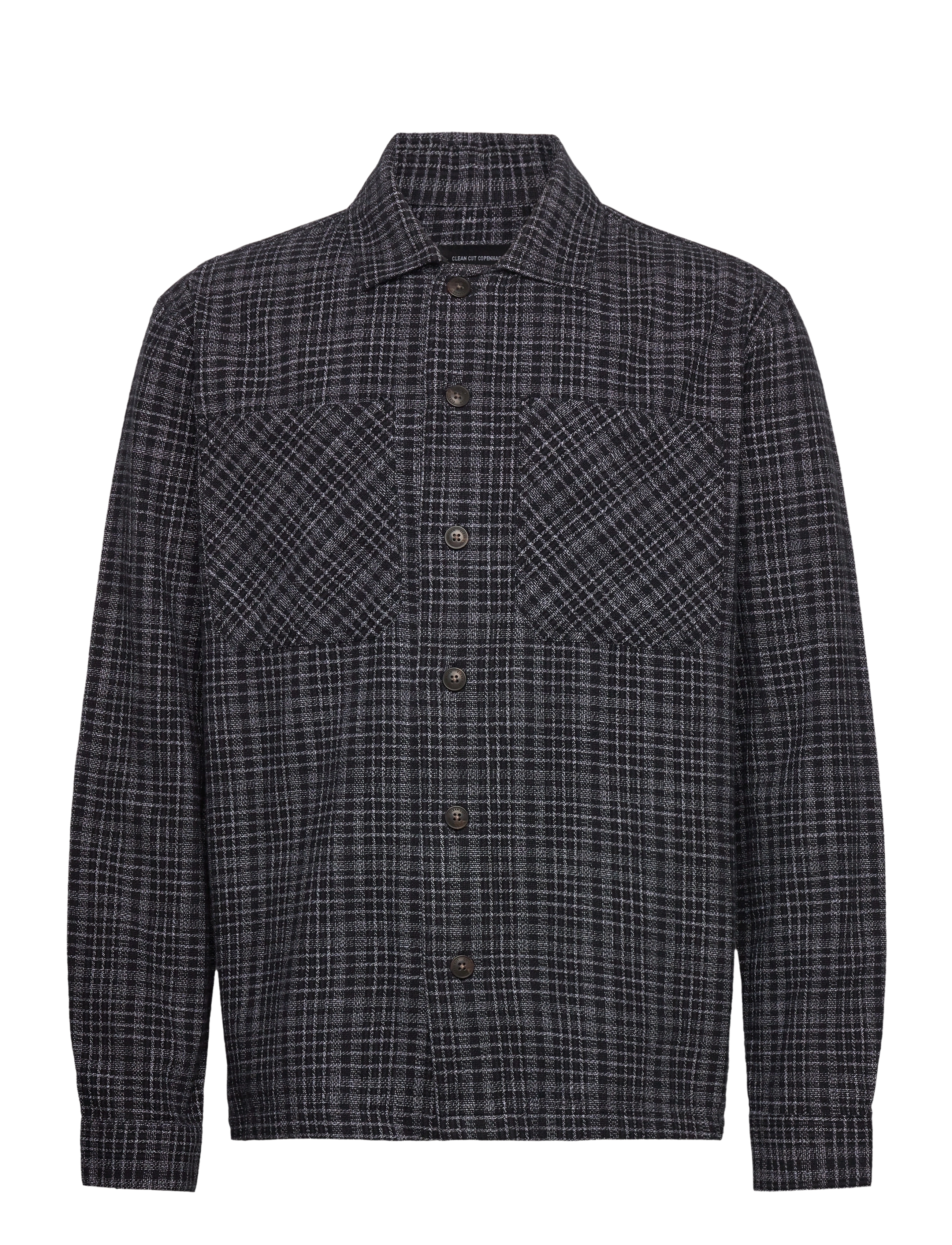CLEAN CUT COPENHAGEN Declan Overshirt Schwarz - S - Herren