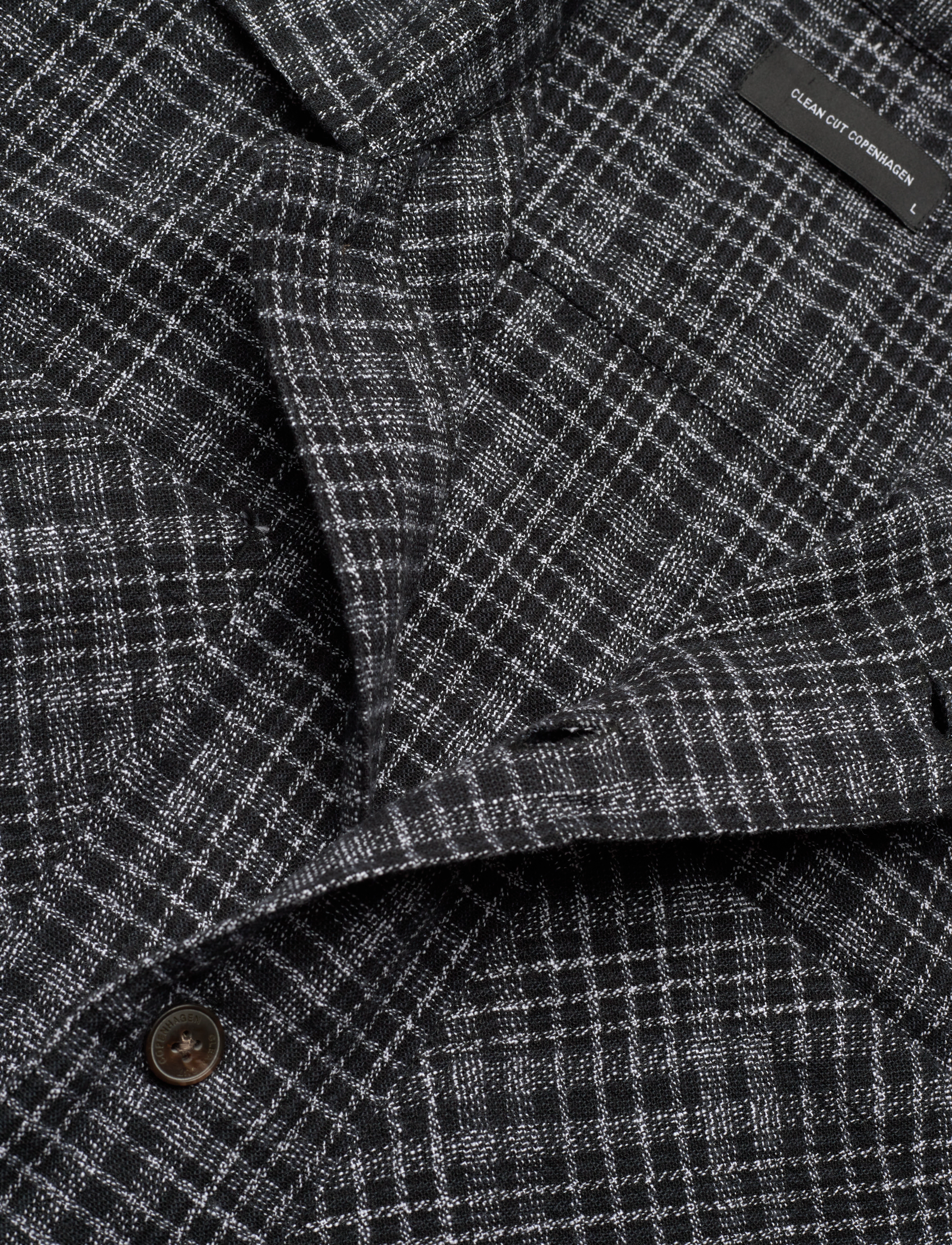Clean Cut Copenhagen - Declan Overshirt - mænd - black check - 2