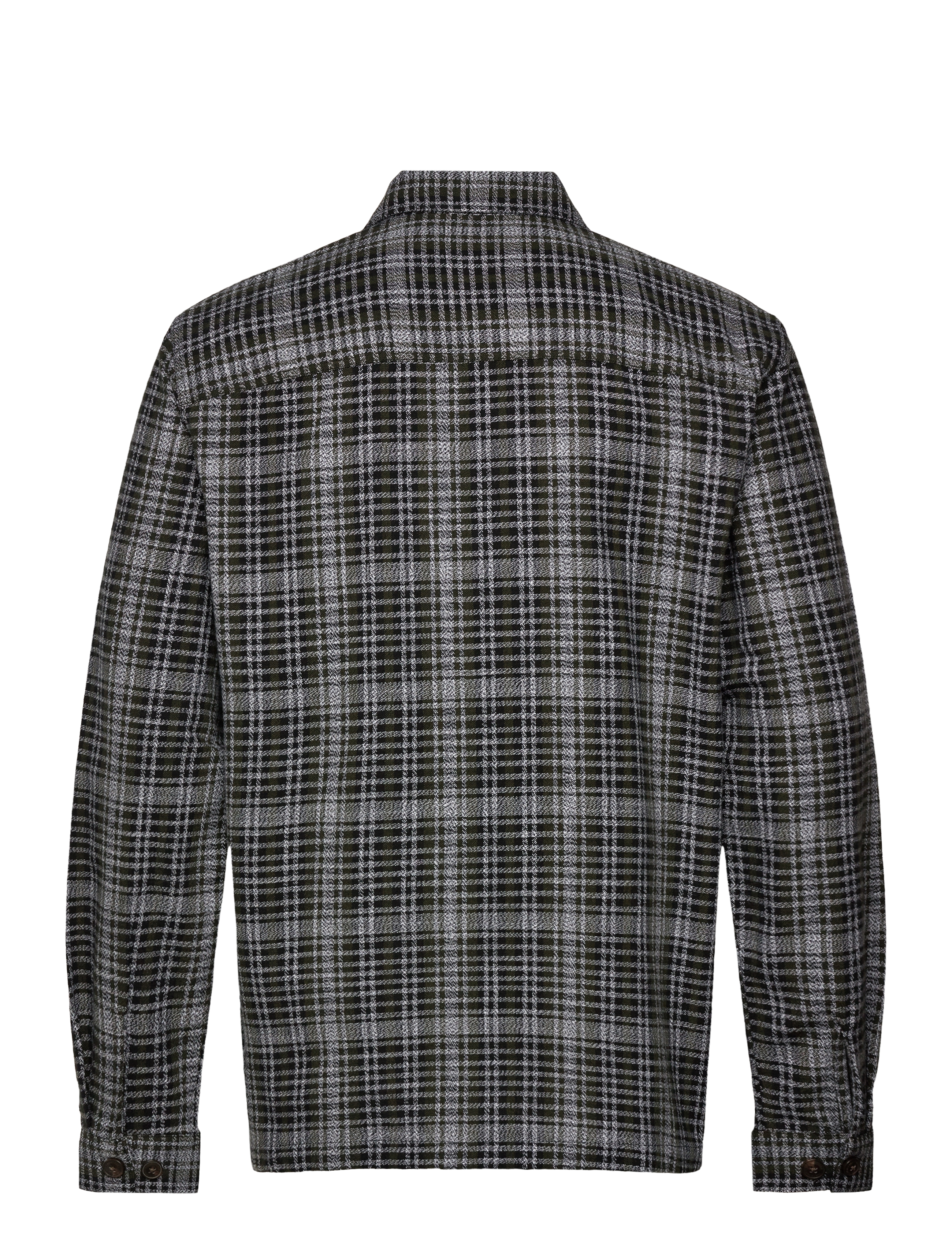 Clean Cut Copenhagen - Konrad Overshirt - mænd - grey / army check - 1