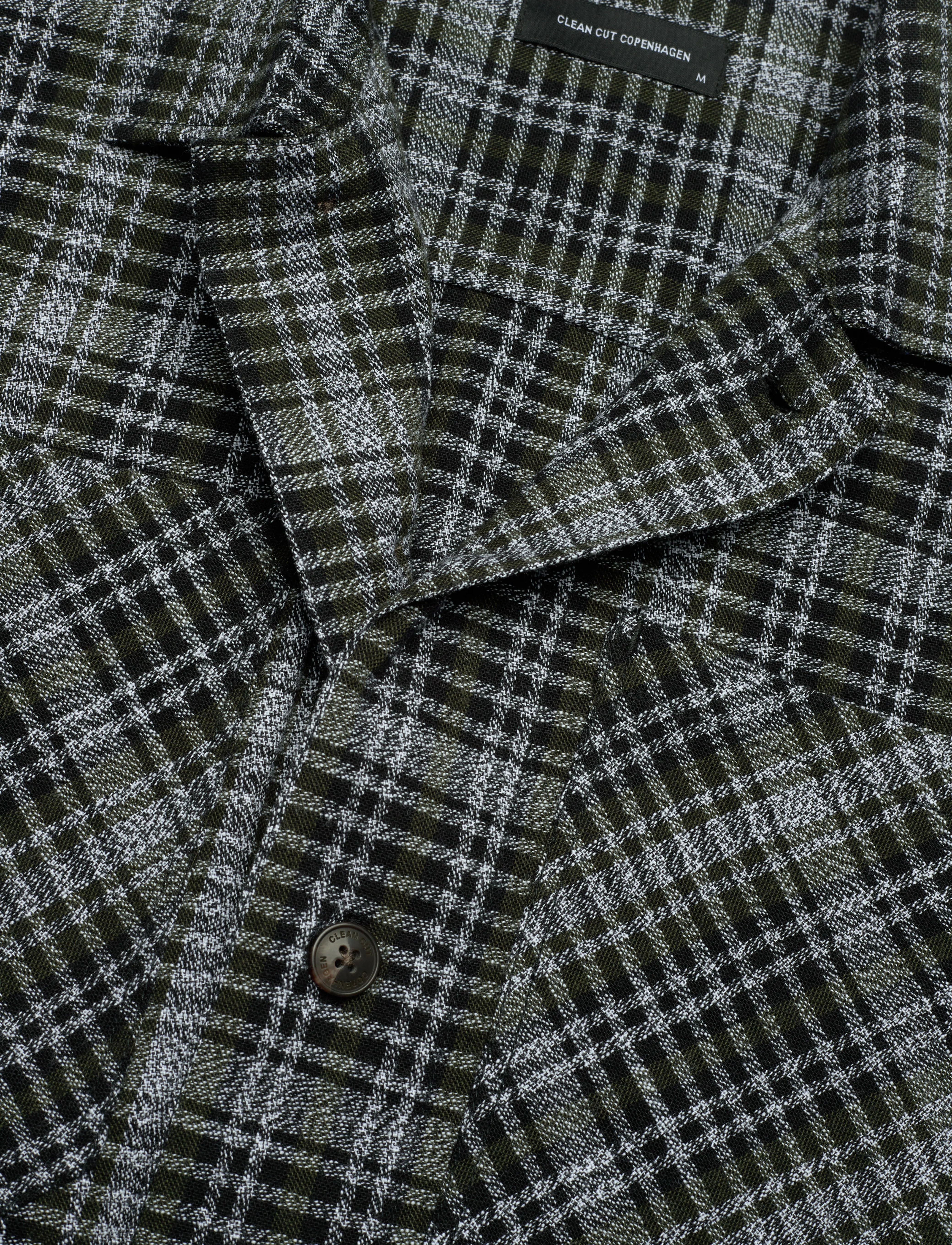 Clean Cut Copenhagen - Konrad Overshirt - mænd - grey / army check - 2