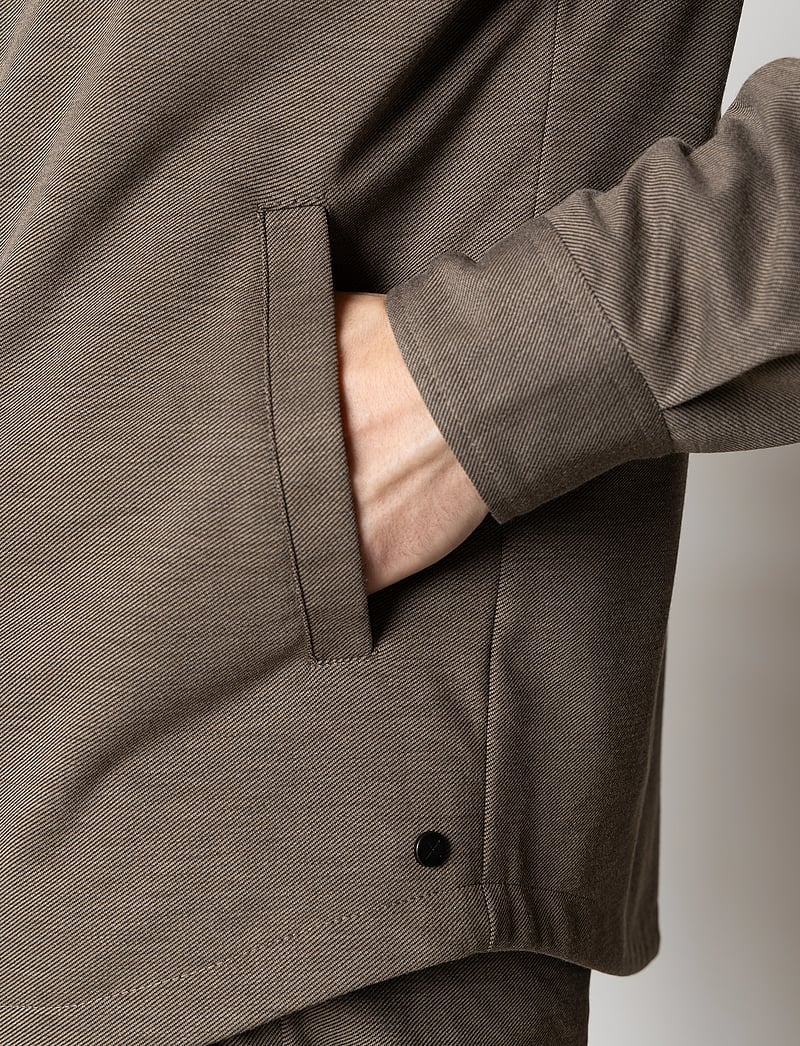 Clean Cut Copenhagen - Brendon jersey jacket - dark khaki - 5