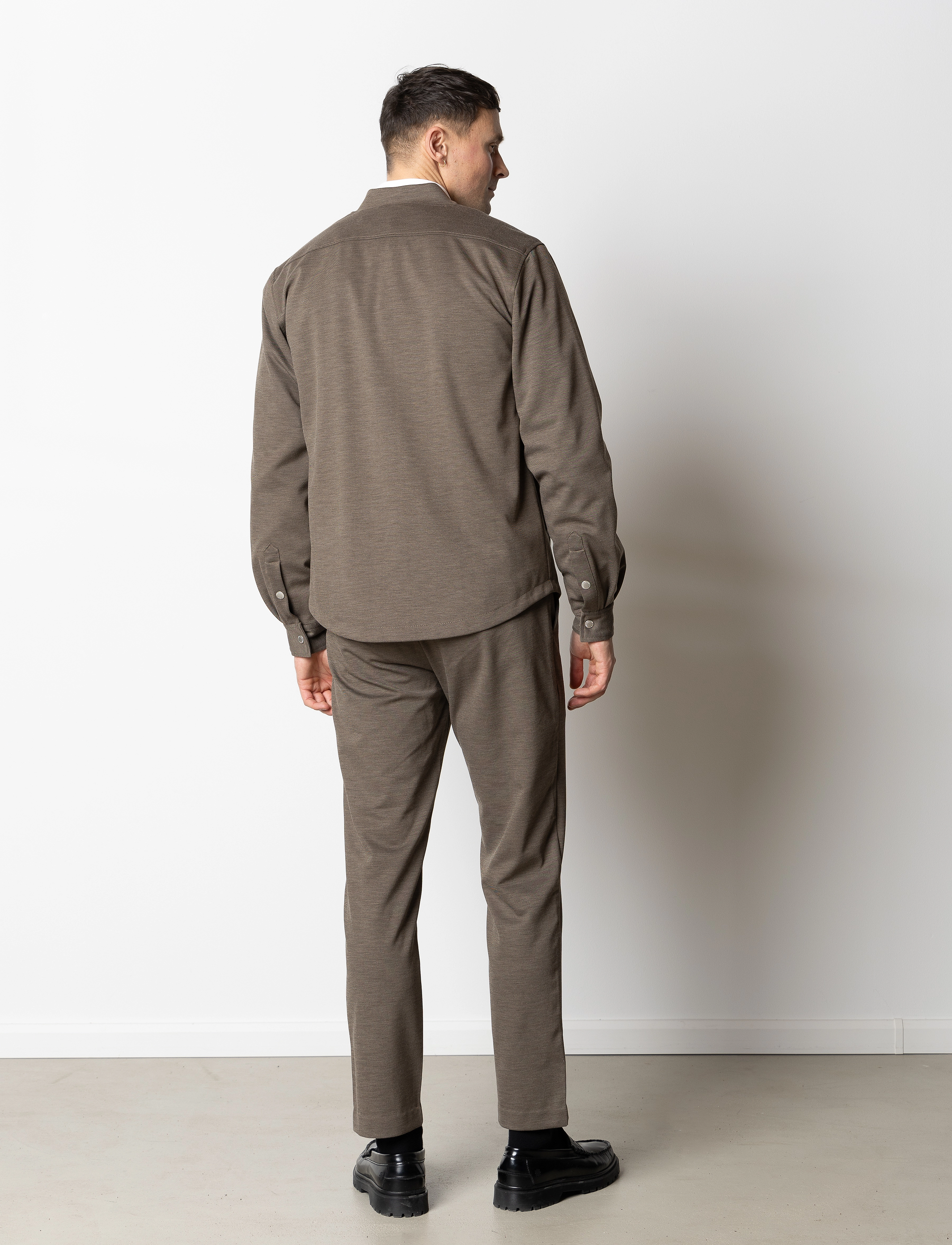 Clean Cut Copenhagen - Brendon jersey jacket - dark khaki - 5