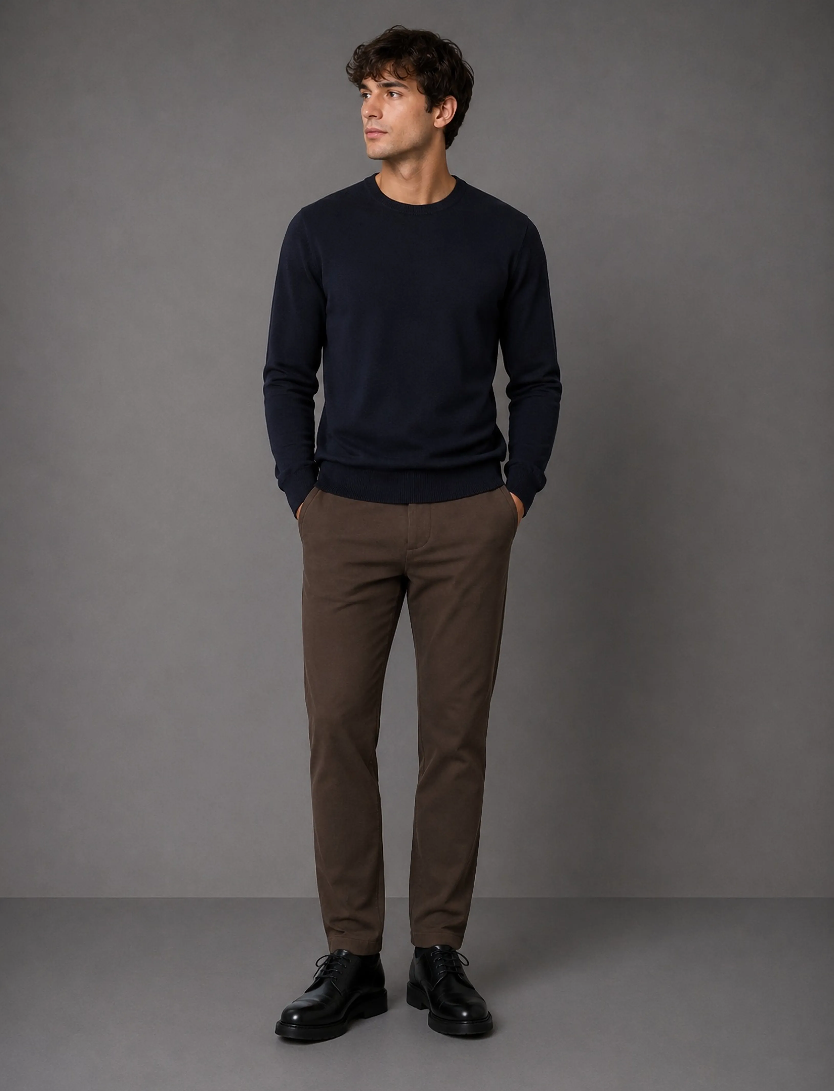 Clean Cut Copenhagen Copenhagen Brendon Jersey Pants - Riided - DARK BROWN / brown