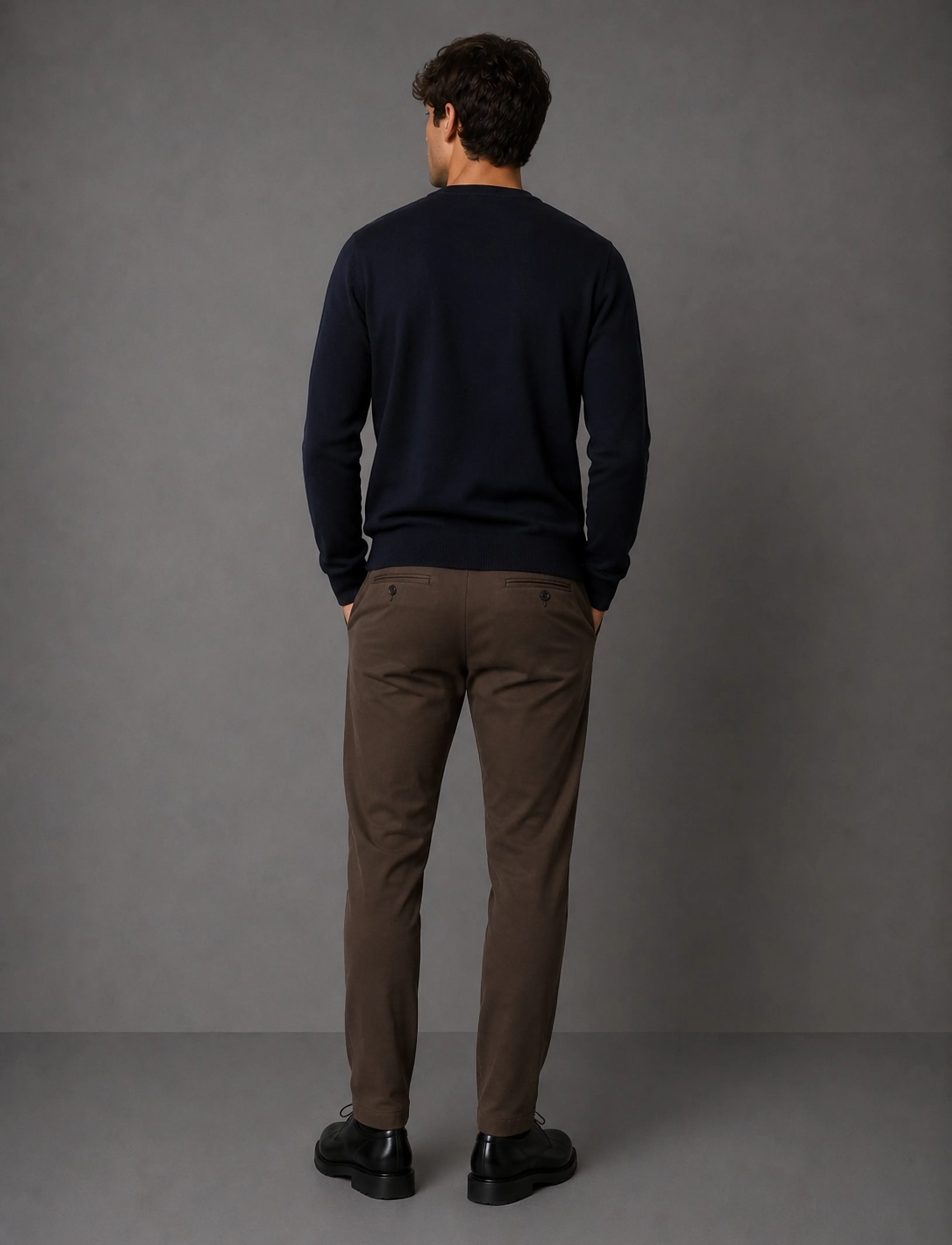 Clean Cut Copenhagen - Copenhagen Brendon Jersey Pants - vabaajapüksid - dark brown - 3