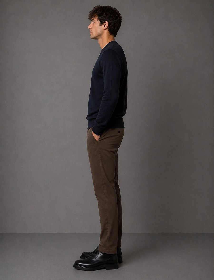 Clean Cut Copenhagen - Copenhagen Brendon Jersey Pants - vabaajapüksid - dark brown - 4