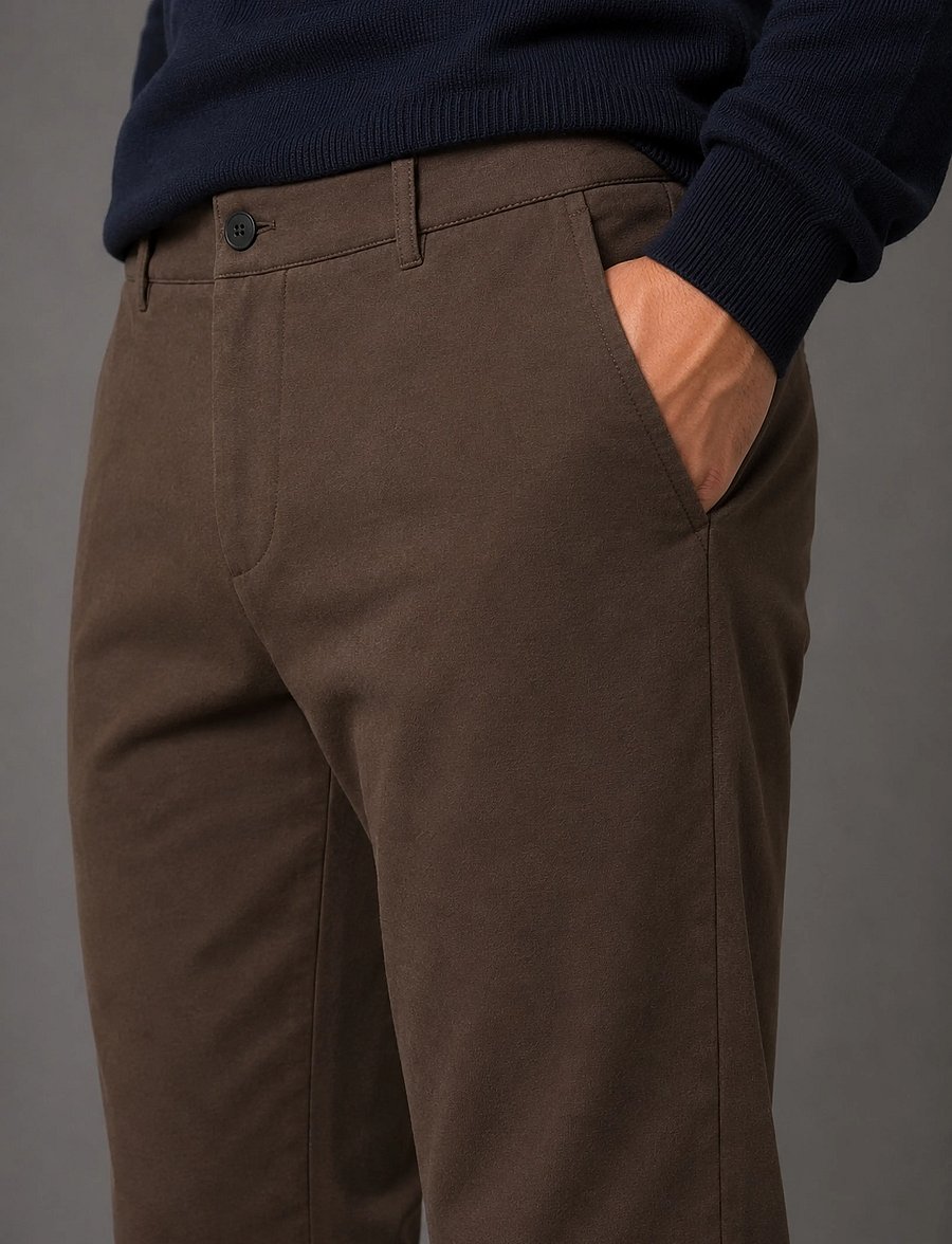 Clean Cut Copenhagen - Copenhagen Brendon Jersey Pants - vabaajapüksid - dark brown - 5