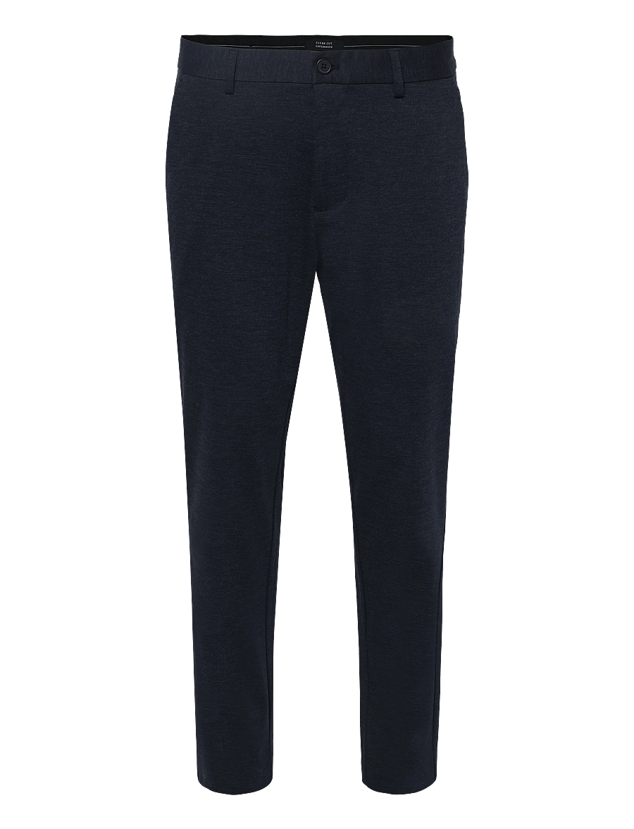 Clean Cut Copenhagen - Copenhagen Brendon Jersey Pants - casual byxor - navy - 1