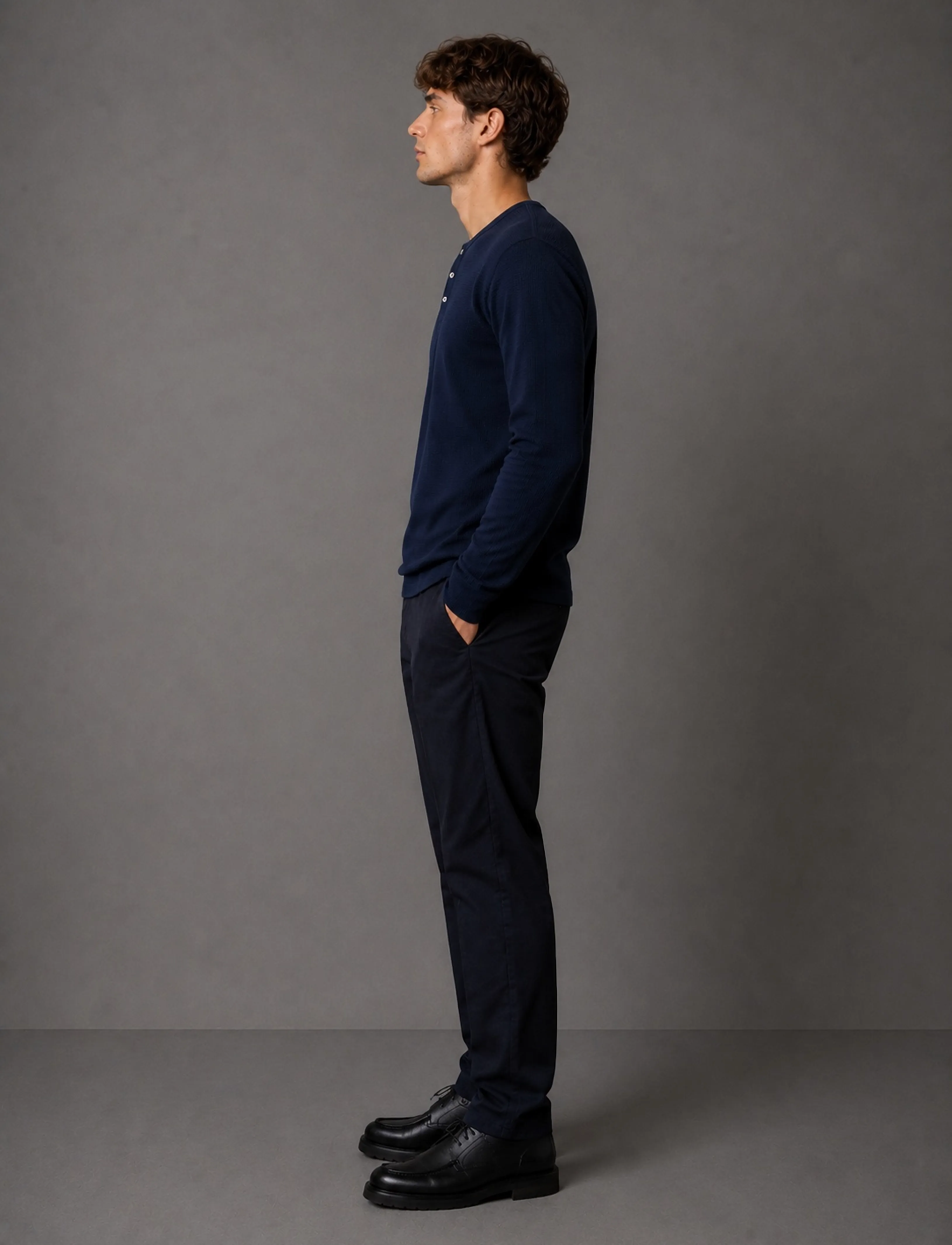 Clean Cut Copenhagen - Copenhagen Brendon Jersey Pants - casual byxor - navy - 3