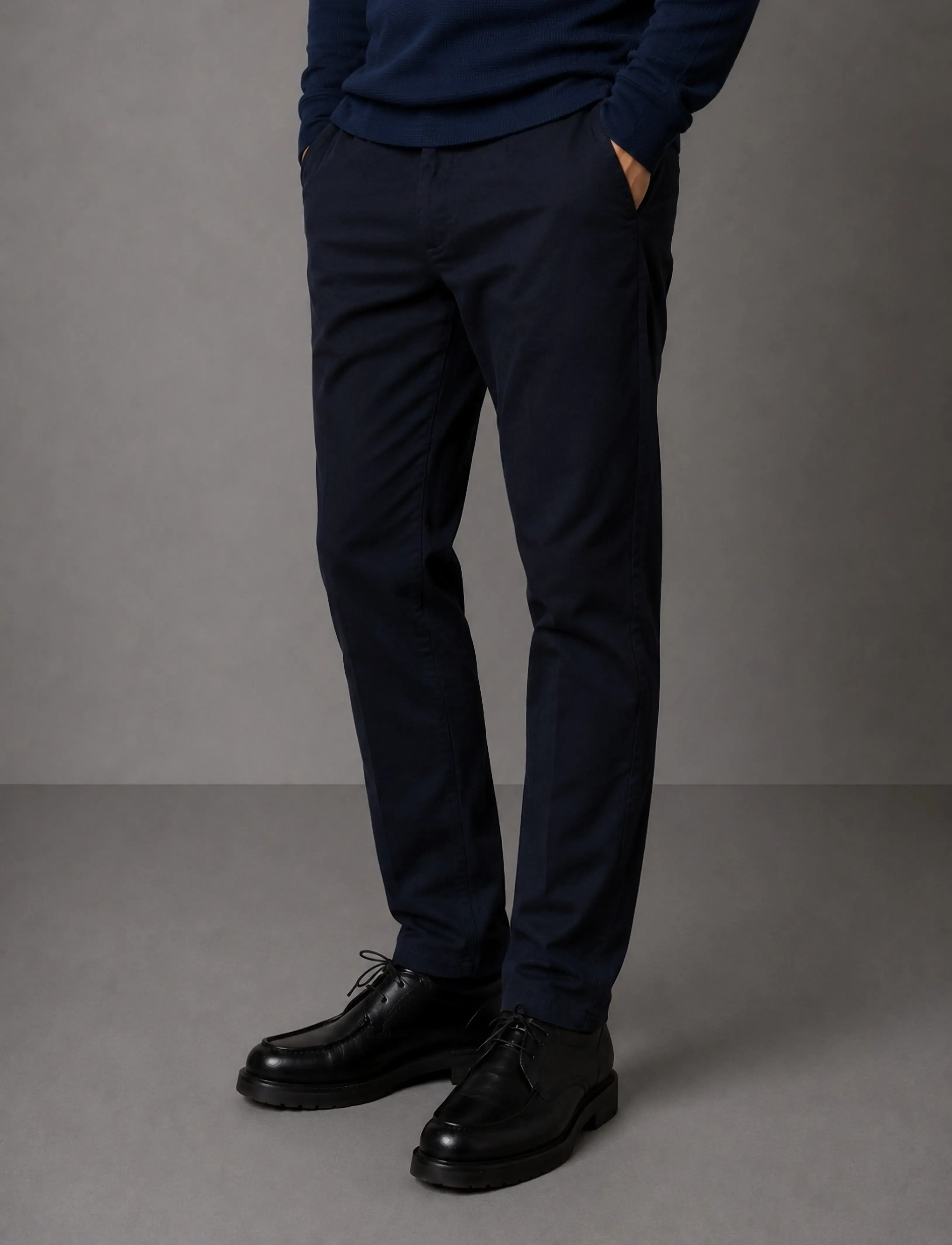 Clean Cut Copenhagen - Copenhagen Brendon Jersey Pants - casual byxor - navy - 5