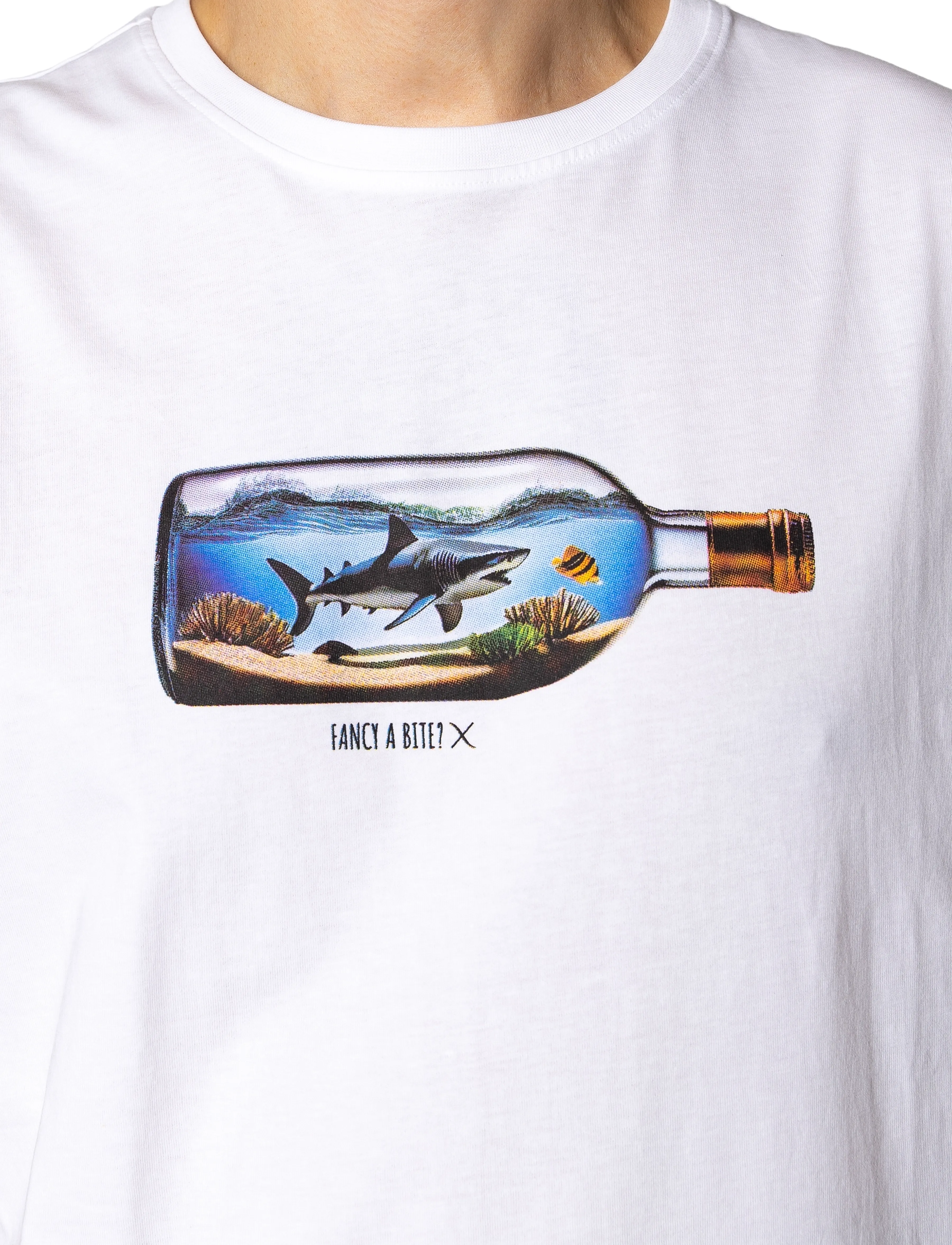 Clean Cut Copenhagen - Shark T-shirt - white - 3