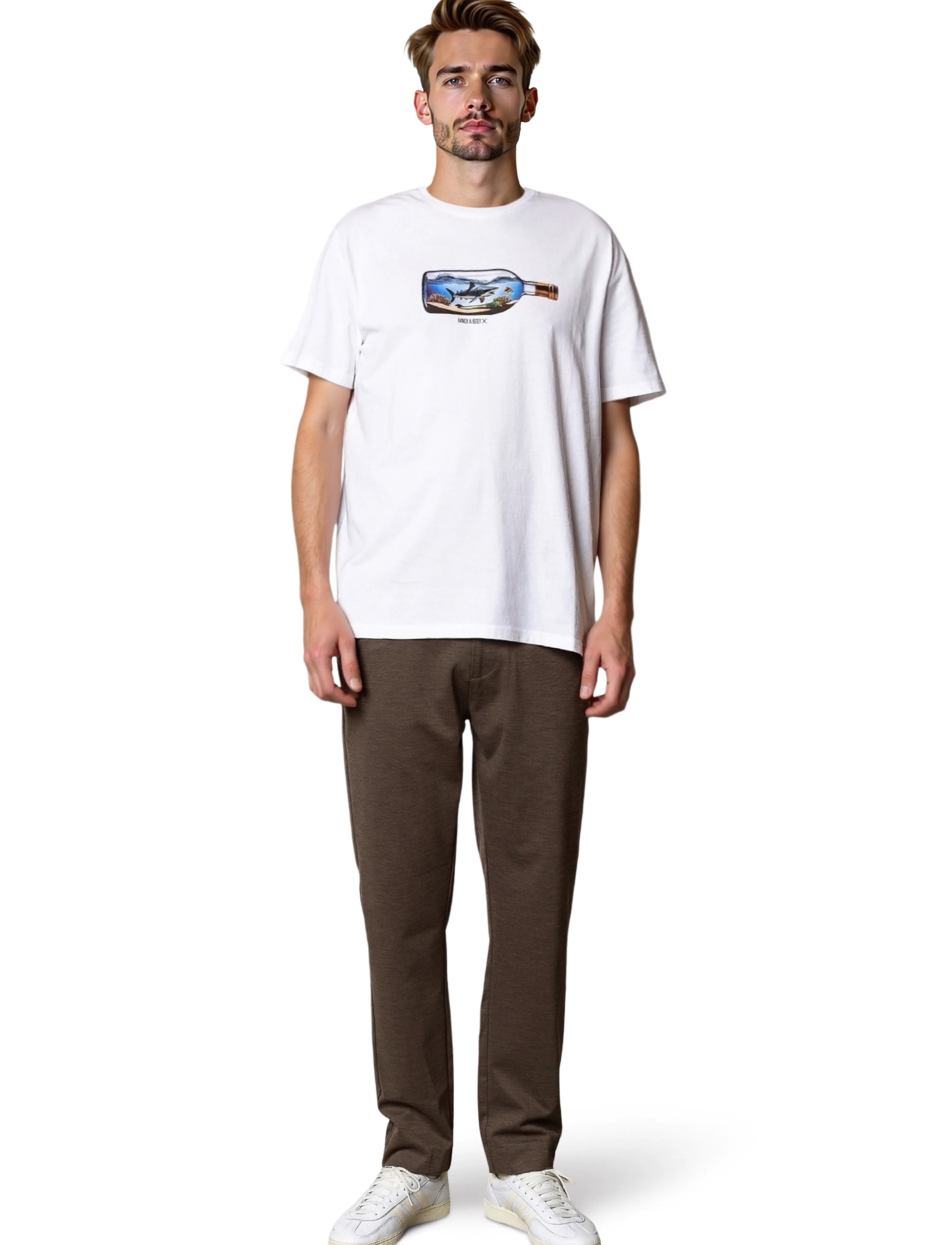 Clean Cut Copenhagen - Shark T-shirt - white - 4