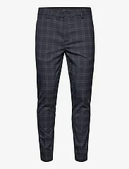 Clean Cut Copenhagen - Milano XO Terry Pants - suit trousers - dark grey check - 0