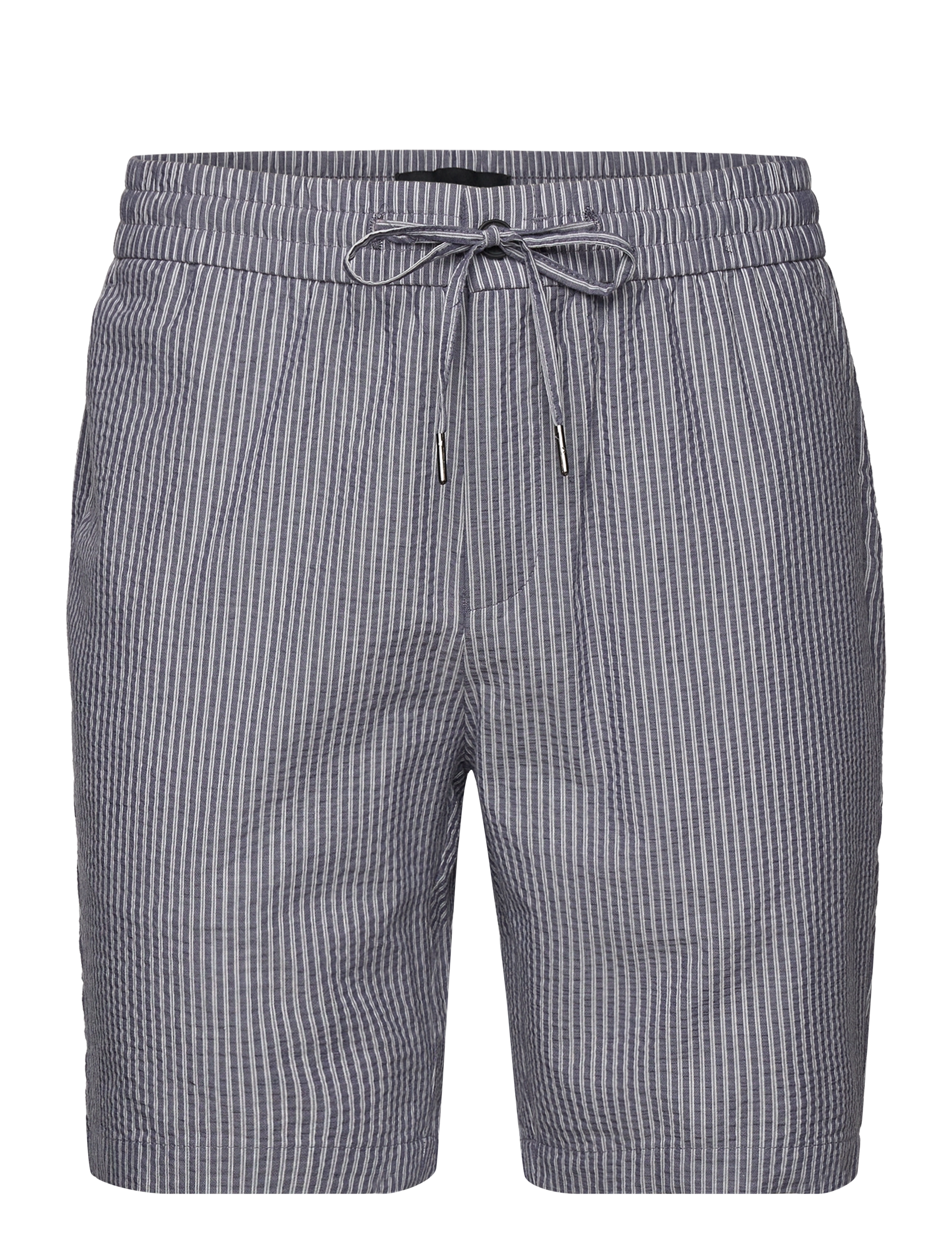 Clean Cut Copenhagen - Barcelona Julius Seersucker Shorts - blue stripe - 1