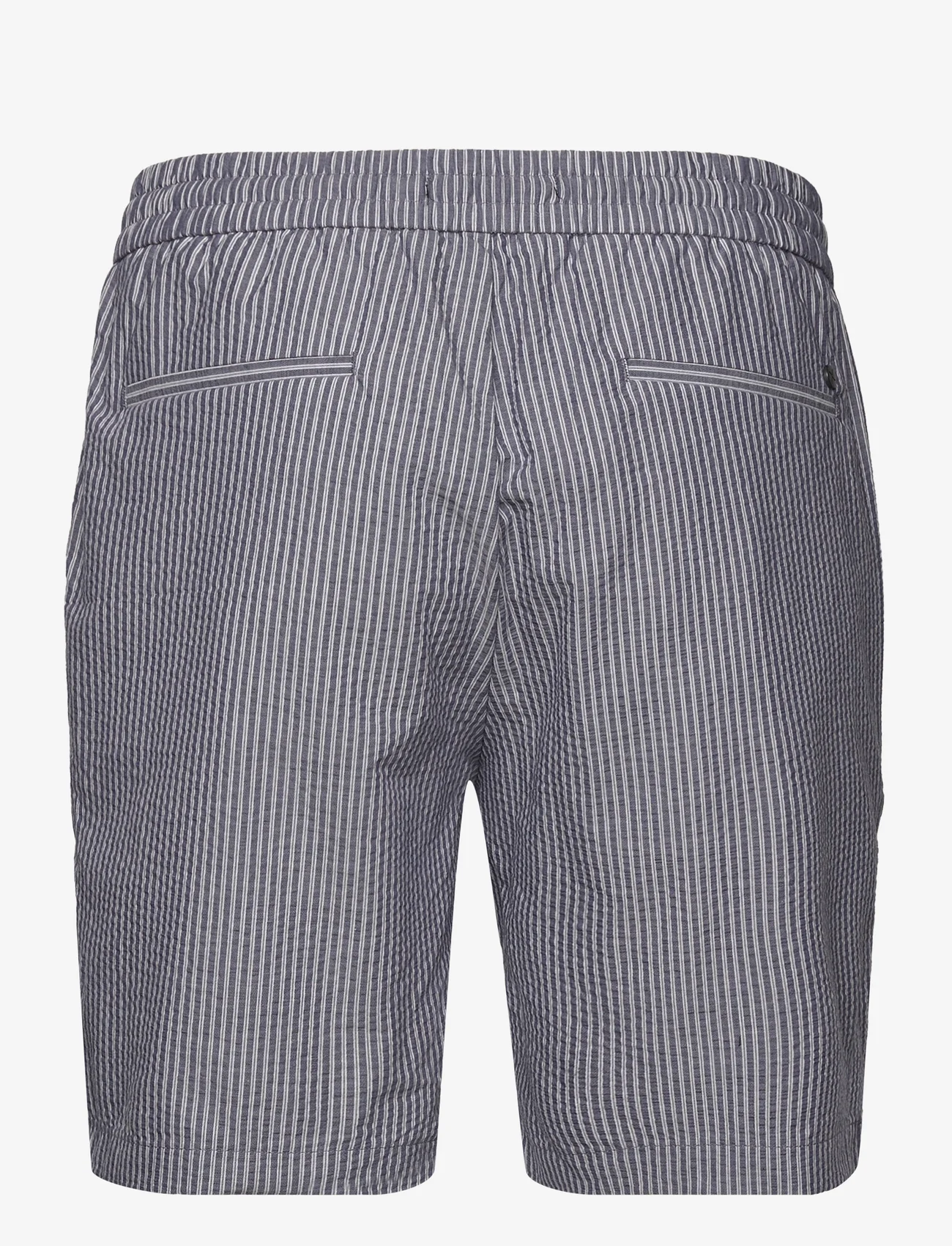 Grey and white striped top shorts