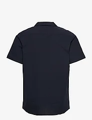 Clean Cut Copenhagen - Bowling Julius Seersucker Shirts SS - basic skjortor - navy - 1