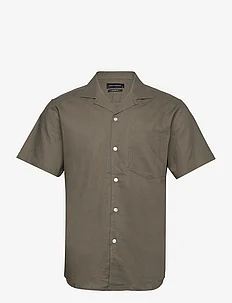 Bowling Cotton Linen Shirt S/S, Clean Cut Copenhagen