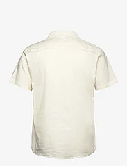Clean Cut Copenhagen - Bowling Cotton Linen Shirt S/S - basic-hemden - ecru - 1