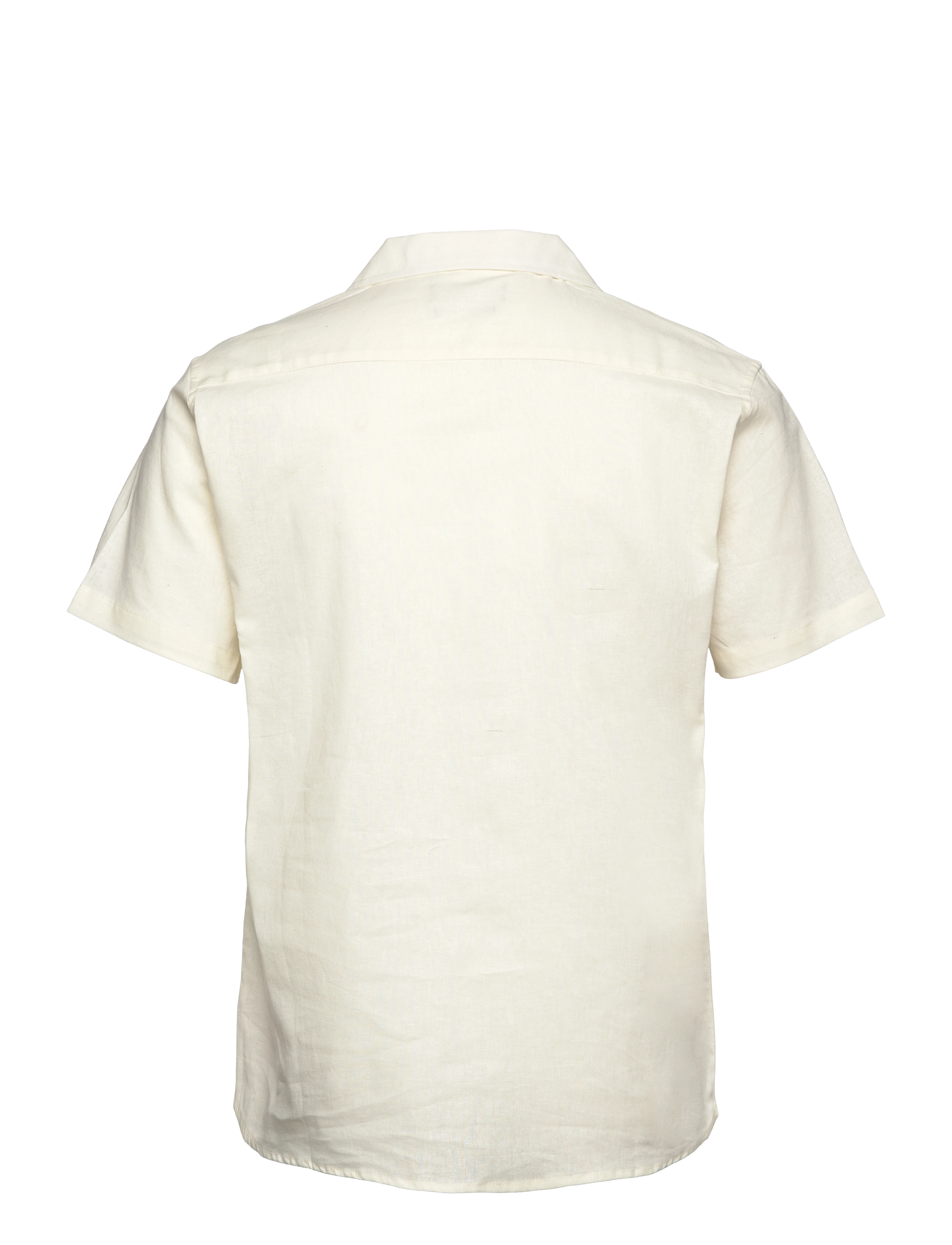 Clean Cut Copenhagen - Bowling Cotton Linen Shirt S/S - leinenhemden - ecru - 2
