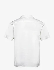 Clean Cut Copenhagen - Bowling Cotton Linen Shirt S/S - basic skjorter - white - 1