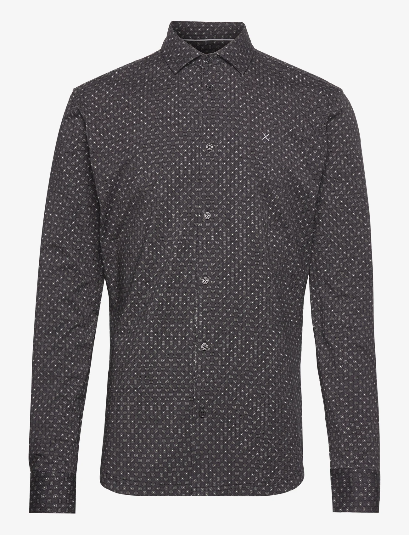 Clean Cut Copenhagen - Clean Formal AOP Stretch Shirt LS - business skjorter - col - 0