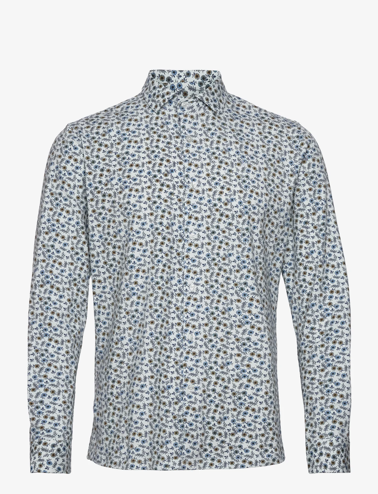 Clean Cut Copenhagen - Clean Formal AOP Stretch Shirt LS - formele overhemden - color 3 - 0