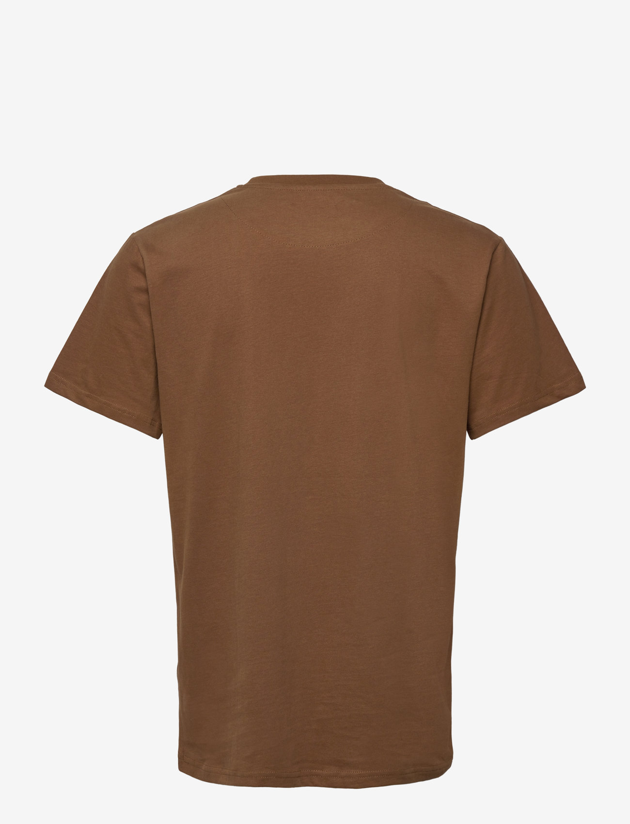 Clean Cut Copenhagen - Cohen Brushed Tee SS - laveste priser - brown - 1