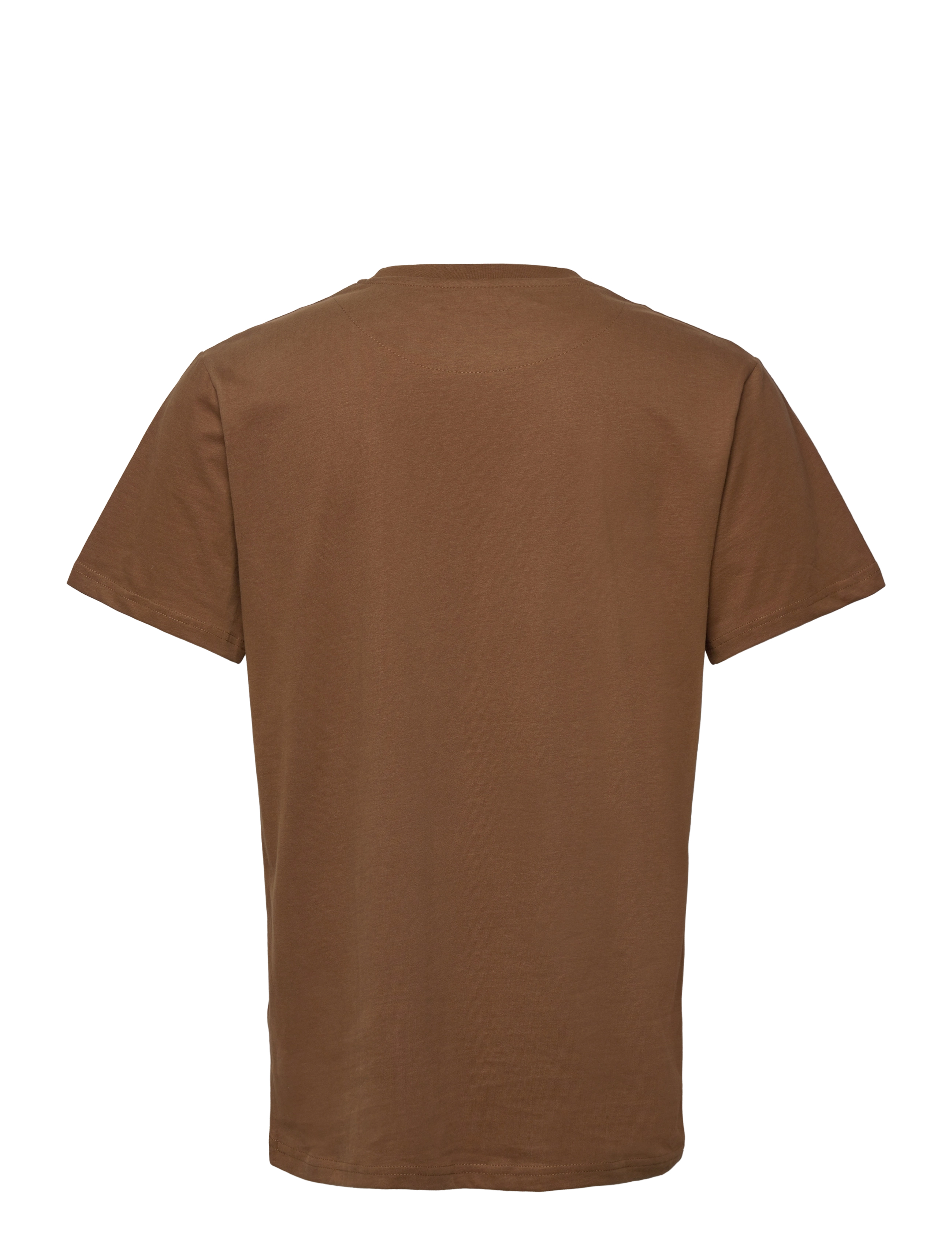 Clean Cut Copenhagen - Cohen Brushed Tee SS - laveste priser - brown - 1