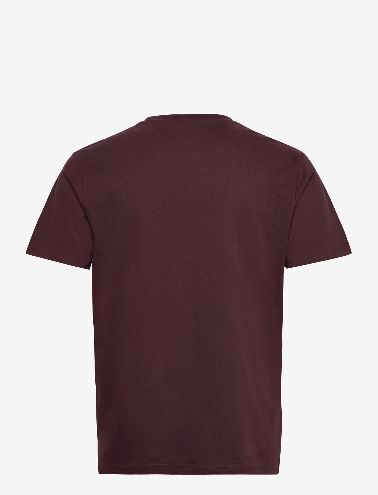 Clean Cut Copenhagen - Cohen Brushed Tee SS - autumn clothing - dark plum - 1