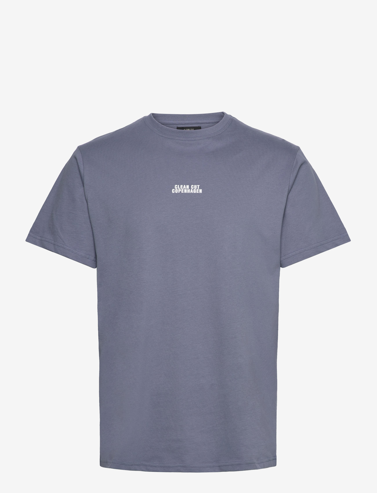 Clean Cut Copenhagen - Cohen Brushed Tee SS - kurzärmelig - dusty blue - 1