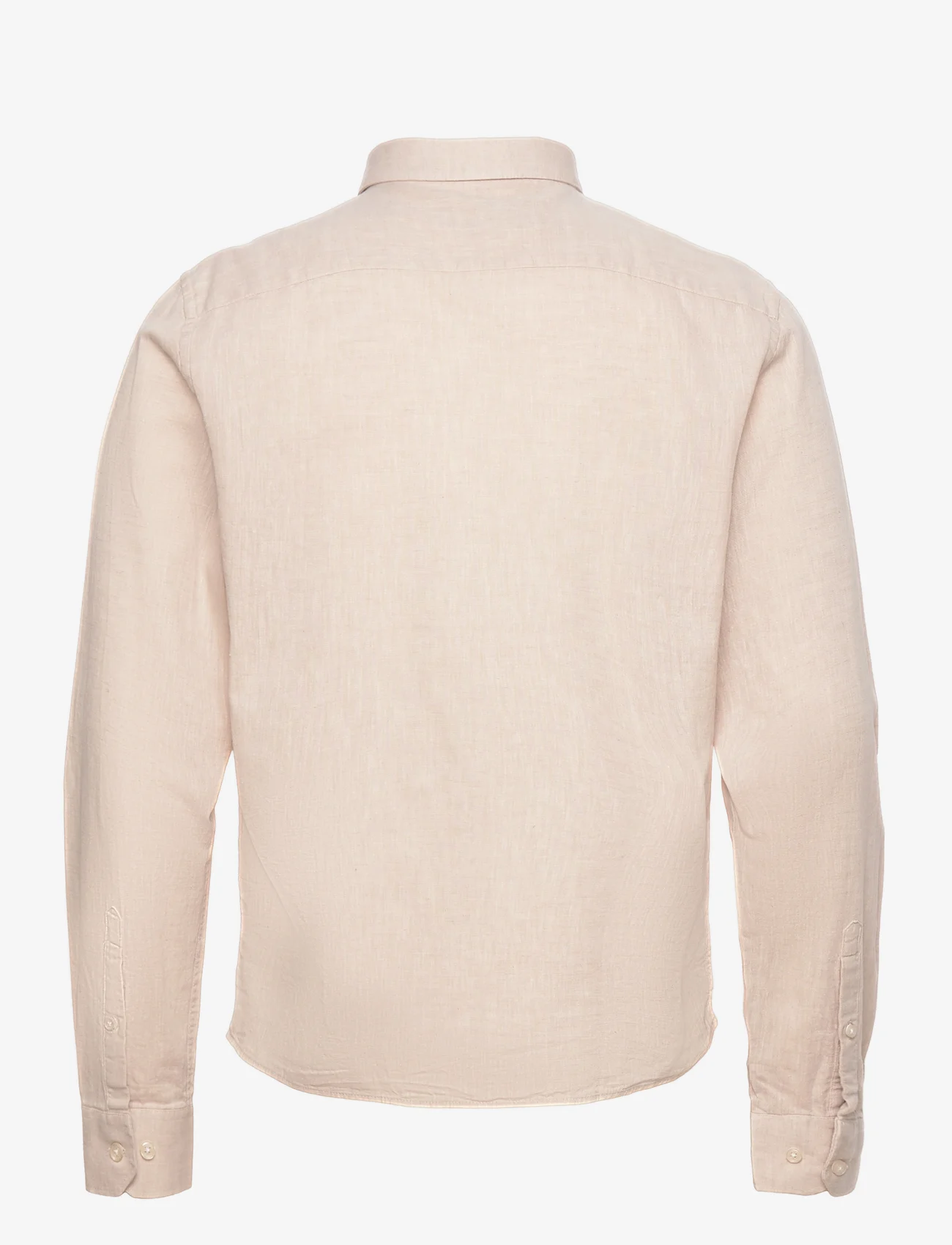 Clean Cut Copenhagen - Jamie Cotton Linen Shirt LS - basic-hemden - sand melange - 1
