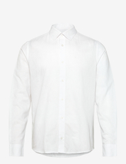 Jamie Cotton Linen Shirt LS - WHITE