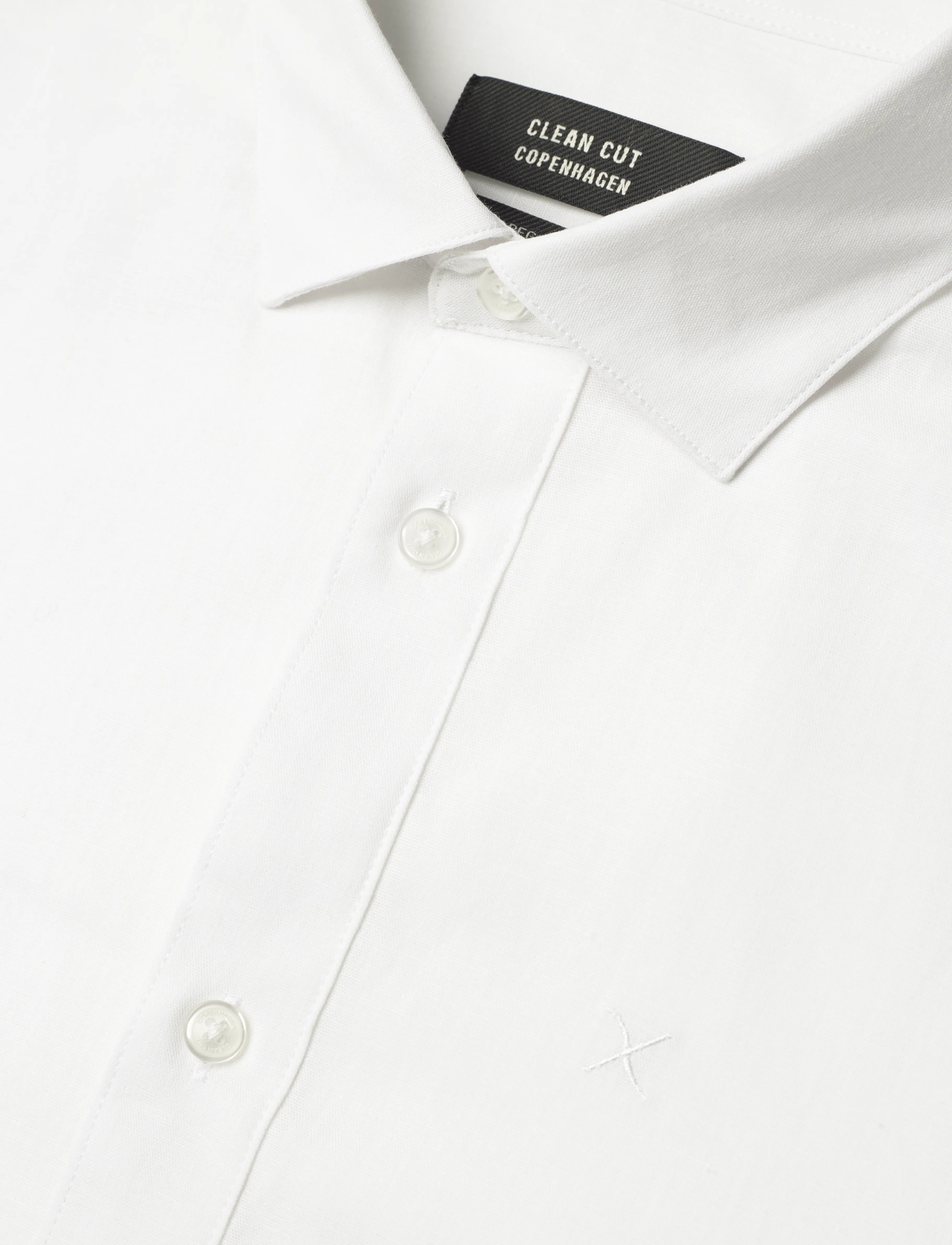 Clean Cut Copenhagen - Jamie cotton/linen shirt - white - 4