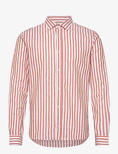 Jamie Cotton Linen Striped Shirt LS, Clean Cut Copenhagen