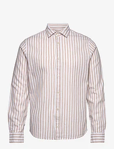 Jamie Cotton Linen Striped Shirt LS, Clean Cut Copenhagen