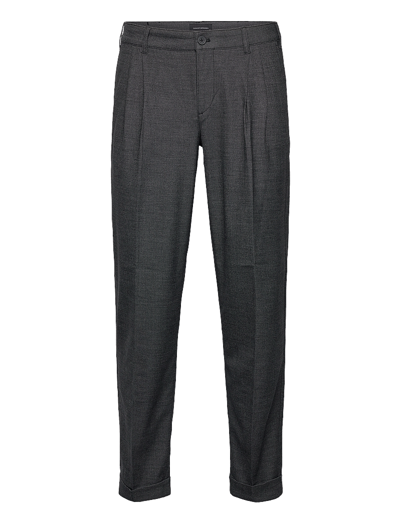 Clean Cut Copenhagen - Lyon XO Milo Pleat Pants - anzugshosen - dark grey - 0