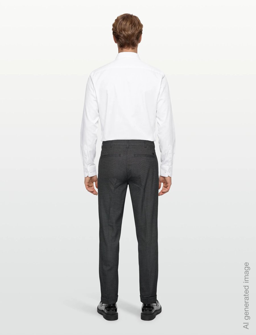 Clean Cut Copenhagen - Lyon XO Milo Pleat Pants - Ülikonnapüksid - dark grey - 4