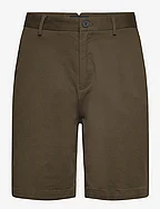 Milano Twill Shorts - BOTTLE GREEN