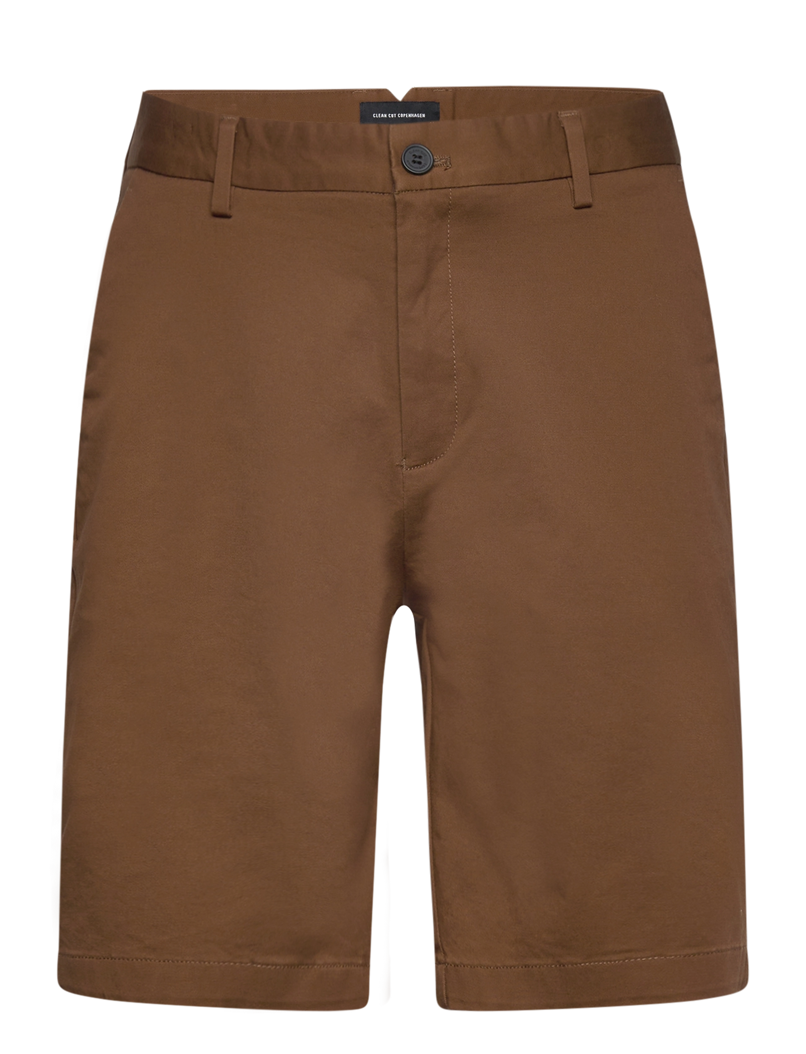 Clean Cut Copenhagen - Milano Twill Shorts - dark brown - 1