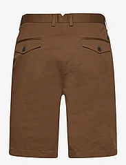 Clean Cut Copenhagen - Milano Twill Shorts - chinos shorts - dark brown - 1