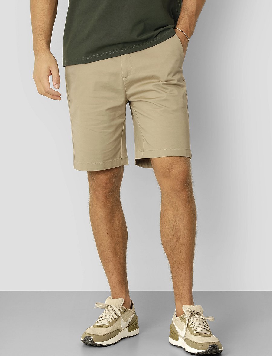 Clean Cut Copenhagen - Milano Twill Shorts - lühikesed chino-püksid - khaki - 0