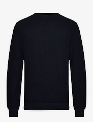 Clean Cut Copenhagen - Oliver Recycled O-neck Knit - megztiniai su apvalios formos apykakle - dark navy - 0
