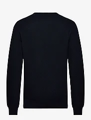 Clean Cut Copenhagen - Oliver Recycled O-neck Knit - megztiniai su apvalios formos apykakle - dark navy - 2