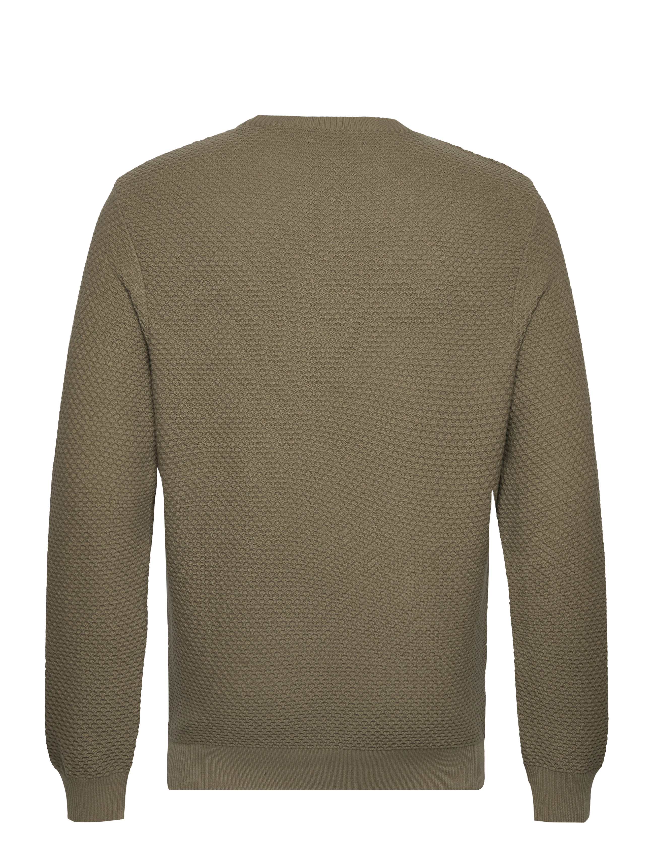 Clean Cut Copenhagen - Oliver Recycled O-neck Knit - dusty green - 1