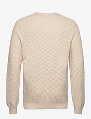 Clean Cut Copenhagen - Oliver Recycled O-neck Knit - knitted round necks - sand - 2