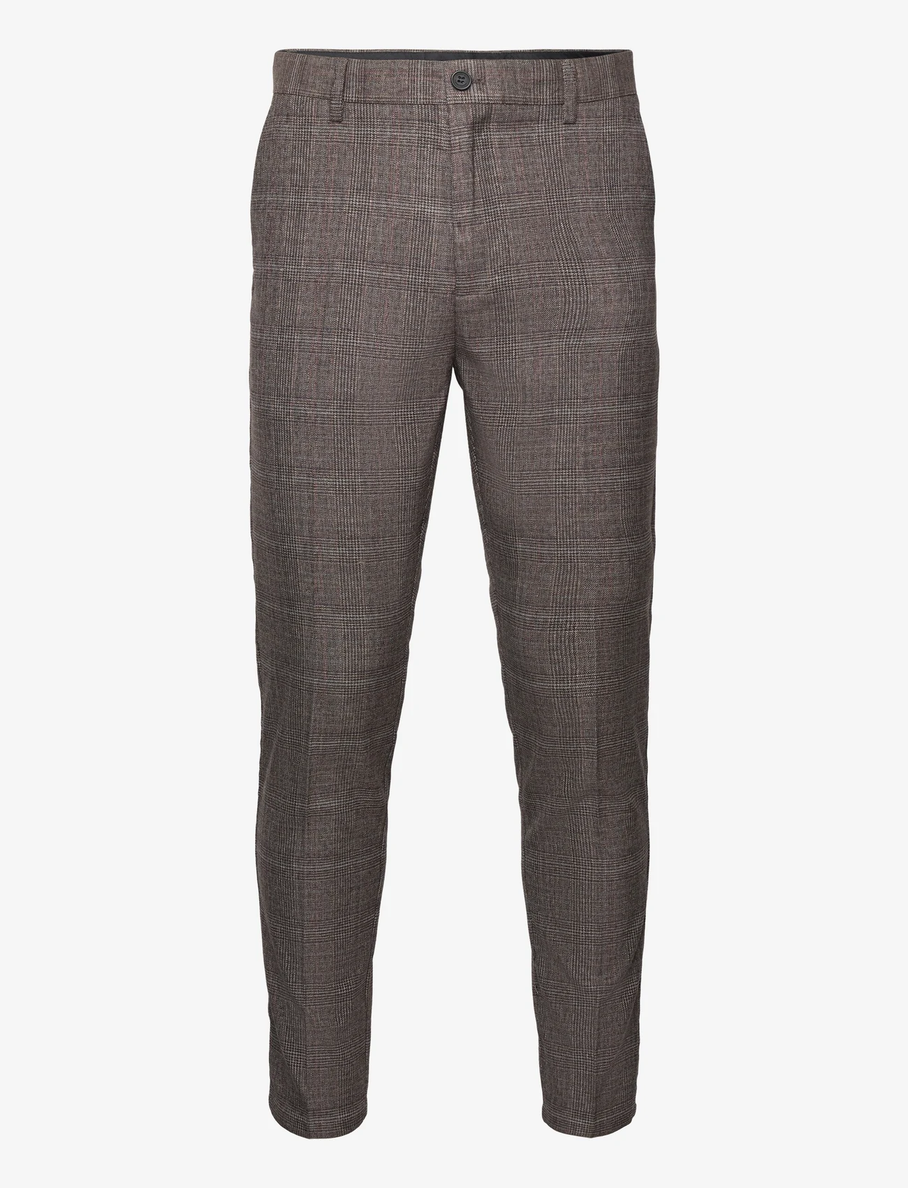 Clean Cut Copenhagen - Milano XO Sebastian Pants - pantalons - dark grey check - 0