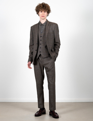 Clean Cut Copenhagen - Milano XO Sebastian Pants - kostiumo kelnės - dark grey check - 2