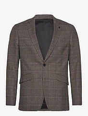 Clean Cut Copenhagen - Sebastian XO Blazer - dobbeltradede blazere - dark grey check - 0