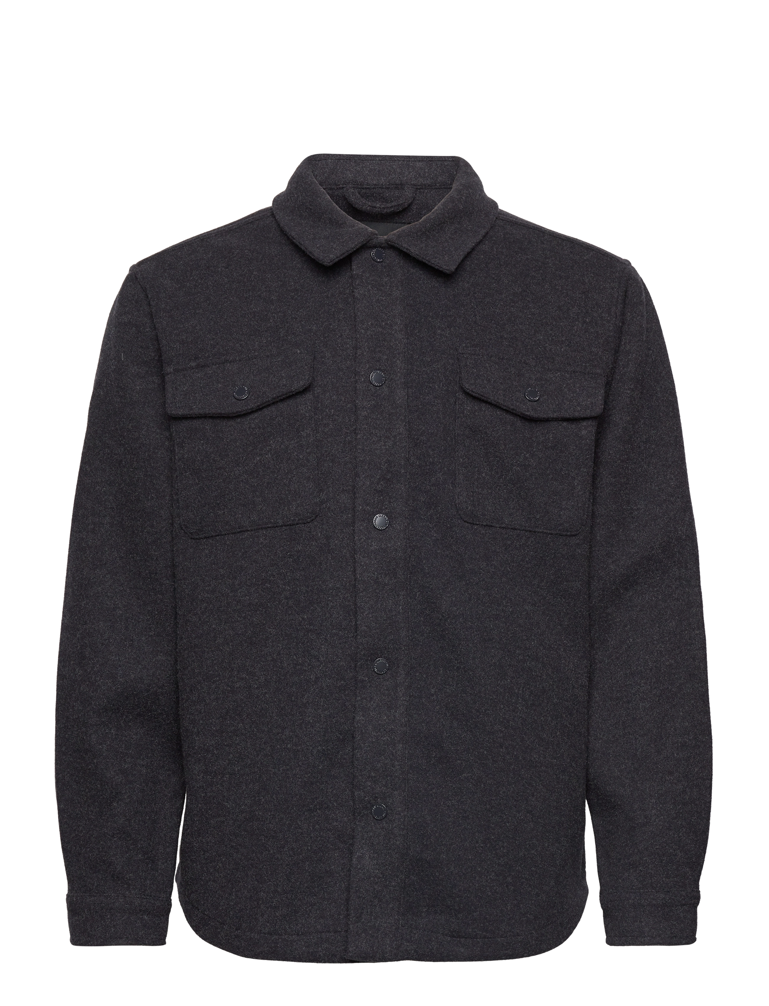 Clean Cut Copenhagen - Dean Bonded Overshirt - dark navy melange - 1