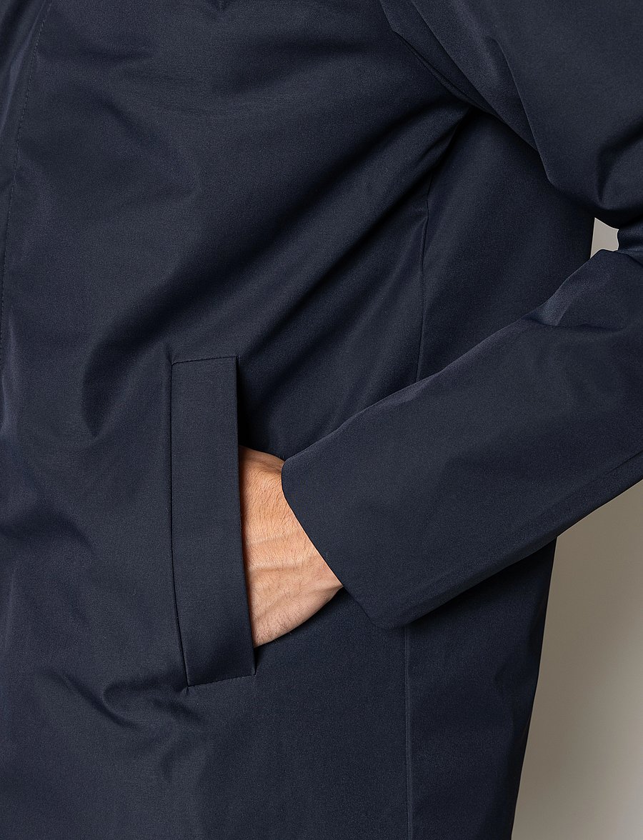 Clean Cut Copenhagen - Blake Mix Coat - dunjakker - dark navy - 4